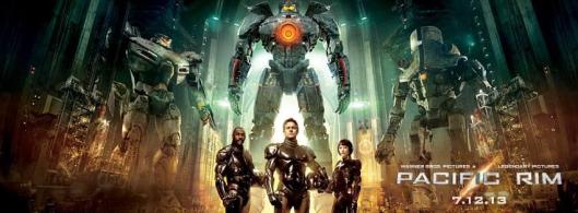 Charlie Hunnam, Idris Elba and Rinko Kikuchi in Guillermo del Toro's Pacific Rim (2013)
